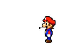 (OLD) Mario Smokes Weed