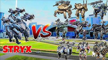 🔥New Stryx Robot Vs All Titans - Detailed Comparison - war robots - This vs That