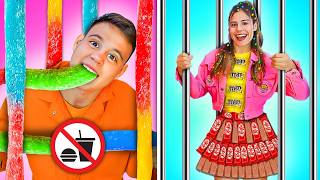 Sneaky Sister Vs The Cop How To Sneak Candy Into Jail & Cool Parenting Ideas By Crafty Hype
