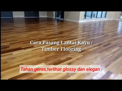 Video: Pemasangan lantai di rumah kayu: tips dan petunjuk pemasangan