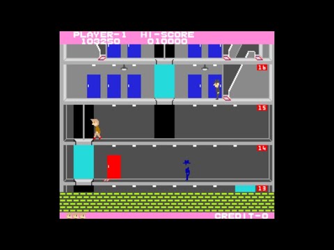 Elevator Action Arcade Longplay 1983 