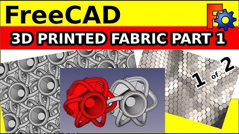 Reverse Engineering NASA 3D Printed Fabric Build in FreeCAD | Part 1 | Chainmail