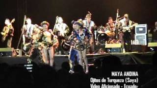 Video thumbnail of "MAYA ANDINA OJITOS DE TURQUEZA"