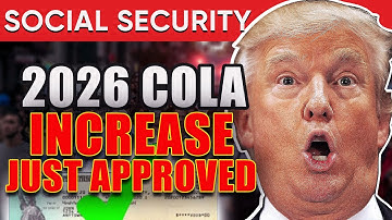 FINALLY! Increases to Social Security Announcement - COLA 2026 Update | SocialSecurity365