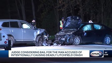 Judge considering bail for man accused of intentionally causing deadly Litchfield crash