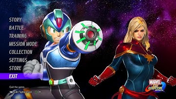 Marvel vs Capcom Infinite - X and Captain Marvel Arcade Mode