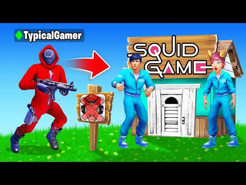 I Went UNDERCOVER in a SQUID GAME Tournament! (Fortnite)