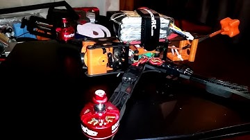 Single axis gimbal 7" long range FPV alien