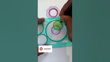 colourful spirograph design#short #shorts