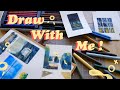 🎨 Art Vlog || paint with me, art supply haul, & palettes ⭐