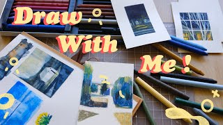 🎨 Art Vlog || paint with me, art supply haul, & palettes ⭐