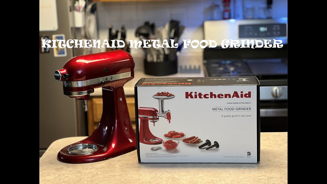 KitchenAid Metal Food Grinder - Meat Grinder Attachment Unboxing