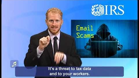 ASL: W-2 Scam (Captions & Audio)