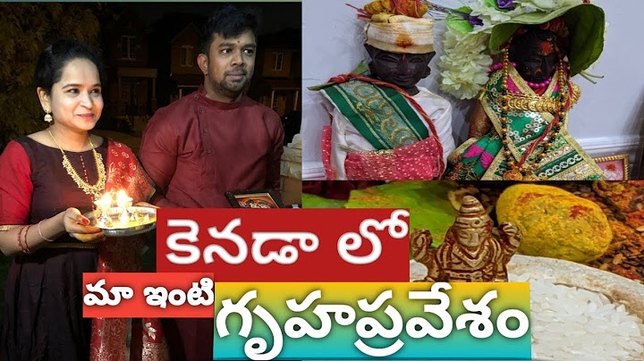 😊మా గృహప్రవేశం | Simple and Traditional House Warming Ceremony In Canada| Namaste Canada TV