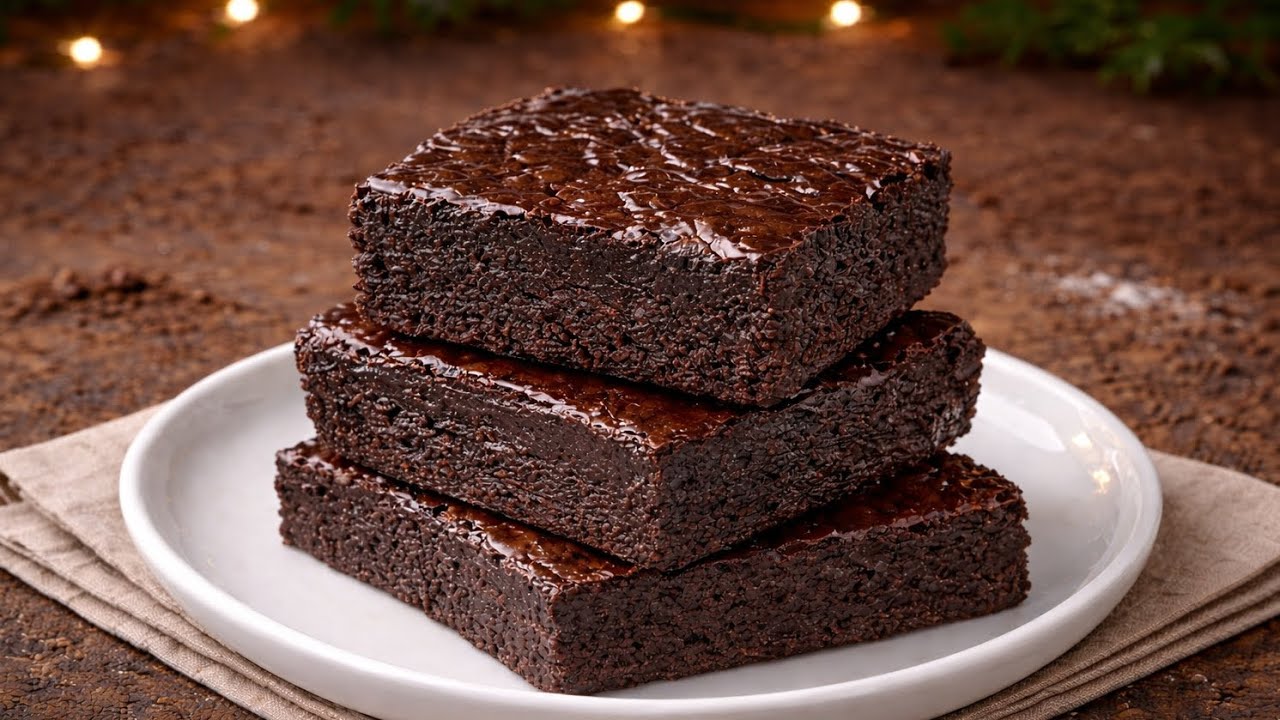 No Mixer Chocolate Brownies That Turn Out Perfect Every Time