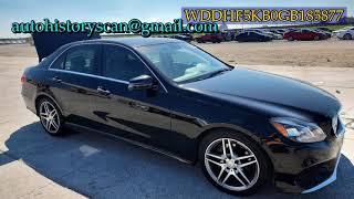 WDDHF5KB0GB185877 Mercedes Benz E 2016