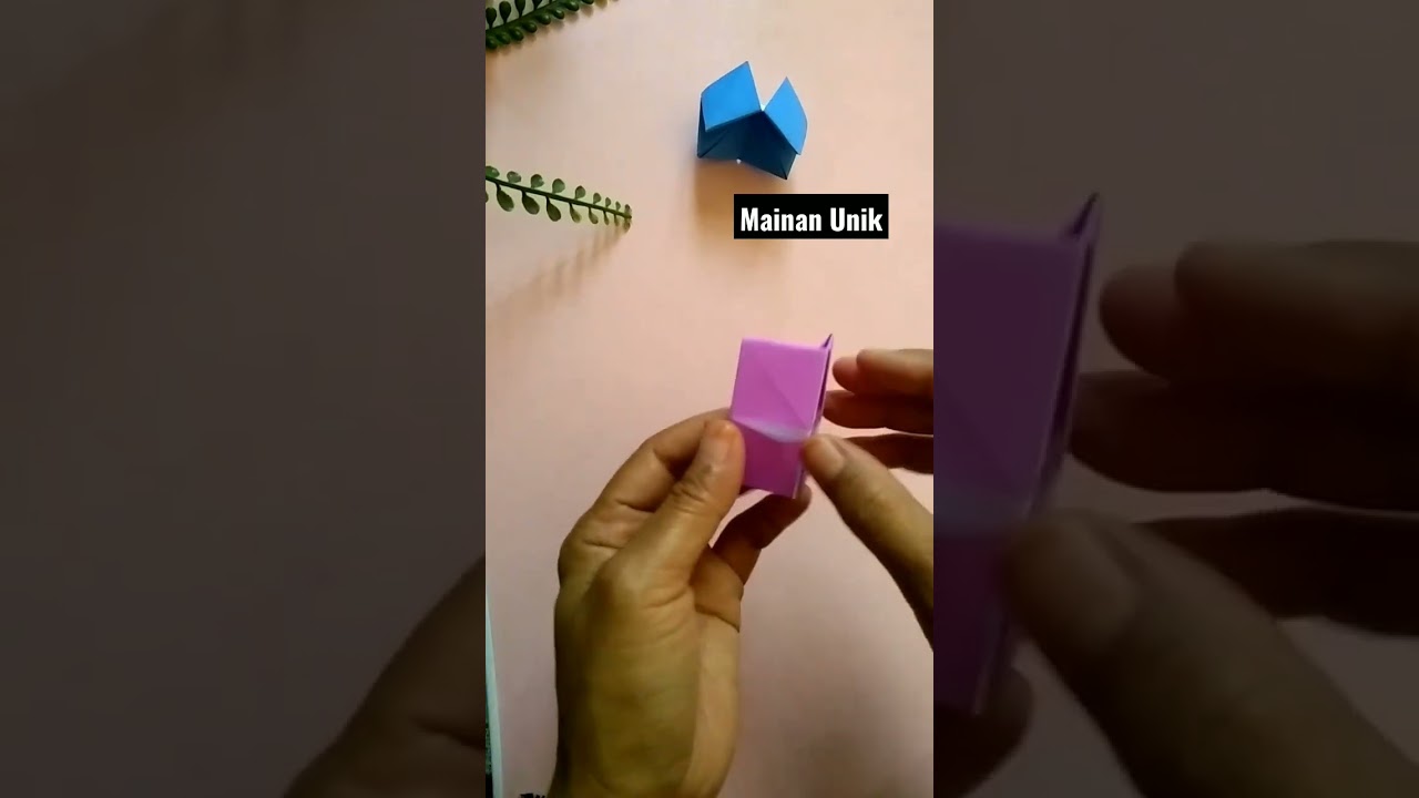 Cara Membuat Mainan Unik Dari Kertas 