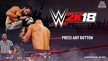 WWE 2K18 Main Menu Demo | Summer Slam 2K Event Version | Concept/Notion | PS4/XBOX ONE