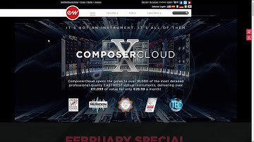 Starting with the EastWest Composer Cloud X