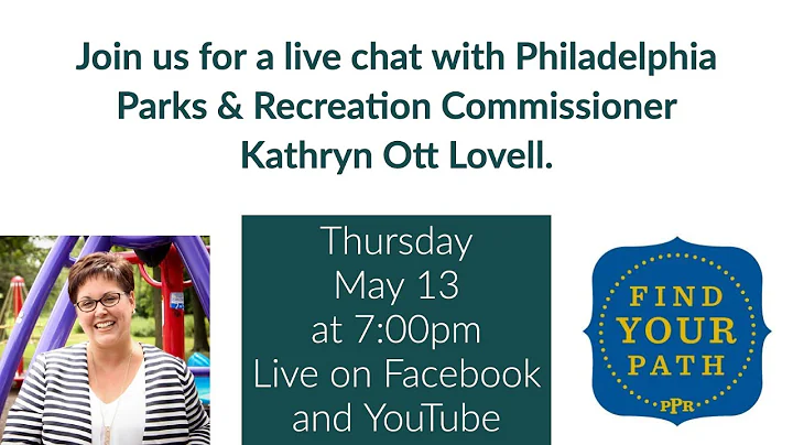 Live Q&A with Parks & Rec Commissioner Kathryn Ott...