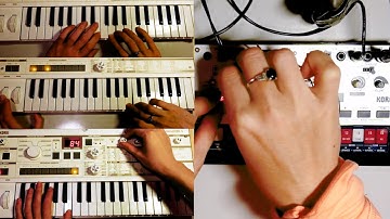 Korg Space Oddity - Korg volca kick, korg volca modular, korg microkorg, kaossilator pro.