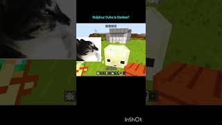 Sulphur Cube Are Useless?? 🤔 Minecraft New Update...#viral #shorts @Proboiz95
