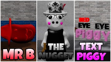 How To Get “MR.B”, “TEXT PIGGY” & “THE NUGGET” BADGE | Piggy RP : Infection | Roblox