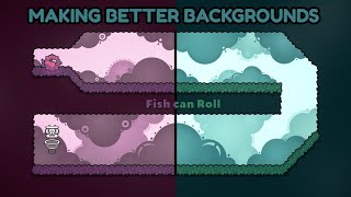 Improving Backgrounds. Photoshop Filters. Unity Post-Processing. (Blow & Fly: Indie Game Devlog #9)