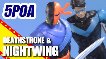 NIGHTWING AND DEATHSTROKE! McFarlane Toys DC Direct Walmart Super Powers - 5POA Action Figure Review