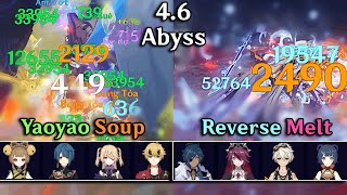 NEW SPIRAL ABYSS 4.6 |  Only 4 Star Character & Weapon | 9⭐ Floor 12 | Genshin Impact