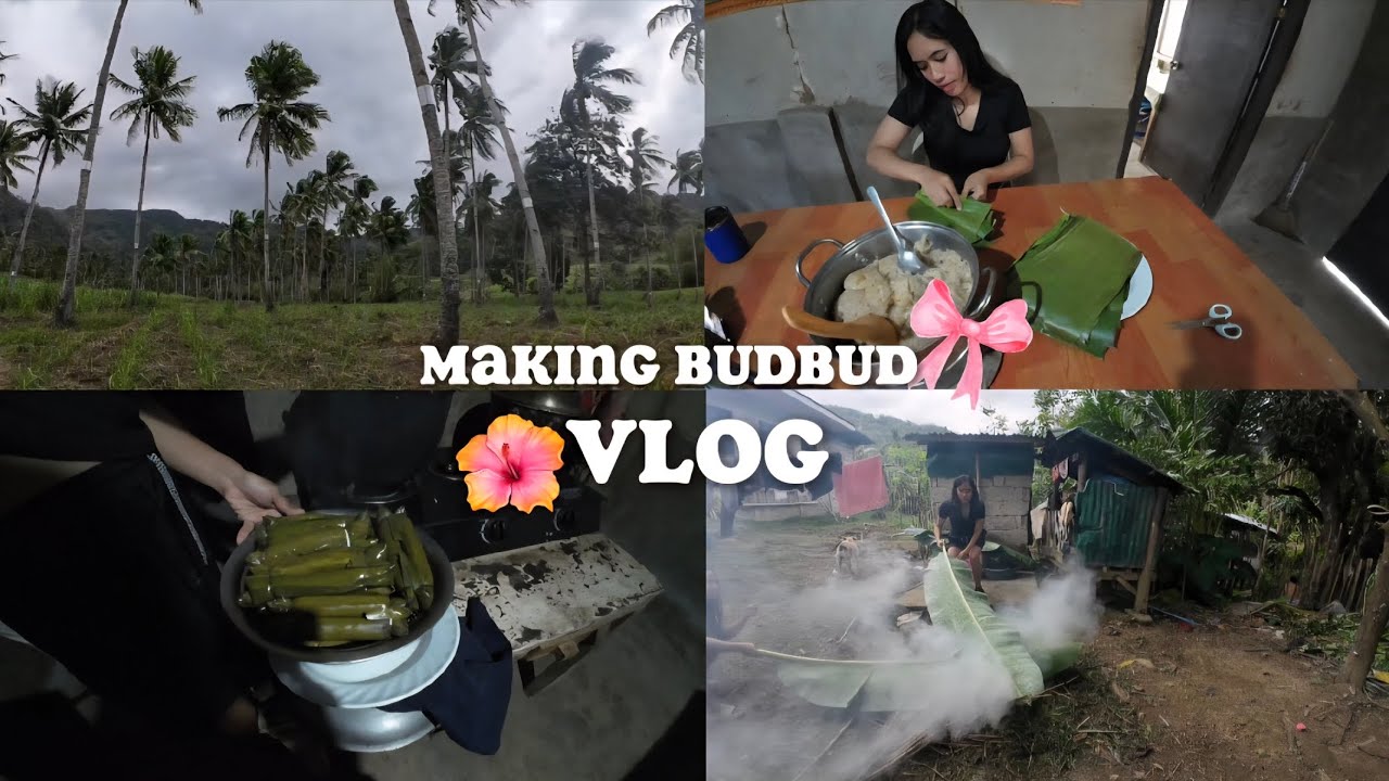 Province life | Making Budbud (Sticky Rice Cake) | Philippines🇵🇭