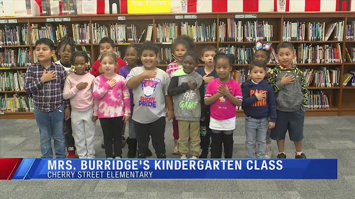 The Daily Pledge: Mrs. Burridge's Kindergarten Class