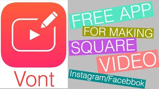Free App For Making Square Video And Putting Animated Text In Video (INSTAGRAM/FACEBOOK) screenshot 1