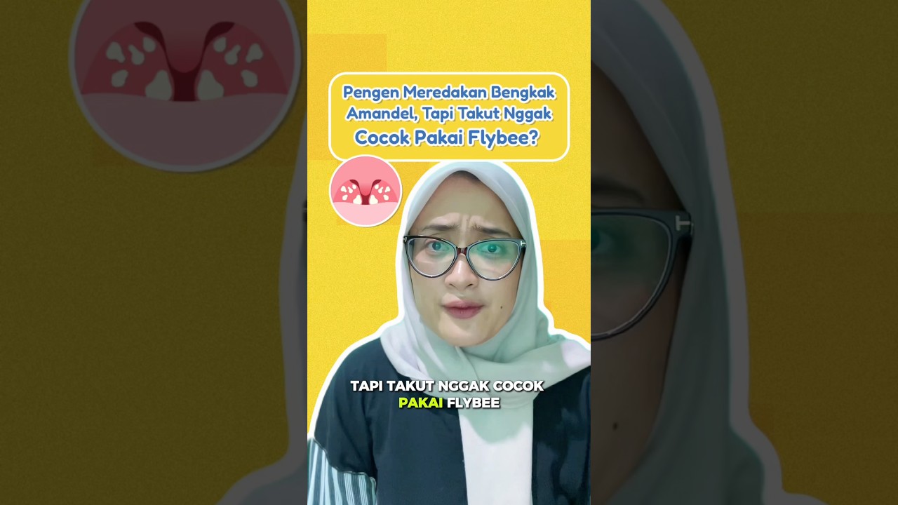 Mulai sekarang coba deh Madu Flybee untuk amandel 