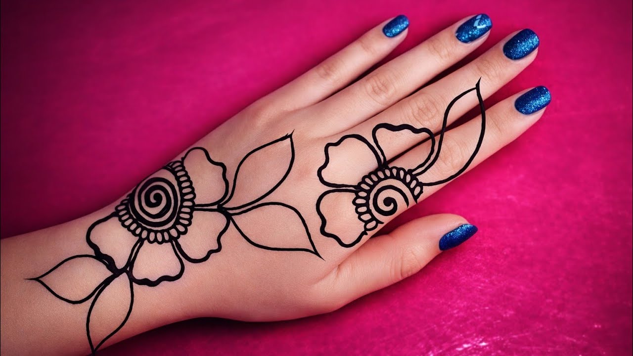 Most Beautiful Pretty Stylish Mehndi Design For Back Hand|New Henna Design 2026 