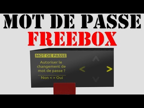 Interface Freebox | modifier le mot de passe de la Freebox server