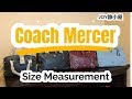 Coach Mercer Satchel Collection with Size Measured