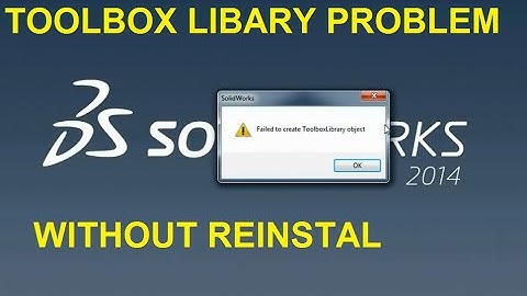 FIX TOOL BOX LIBARY SOLIDWORKS