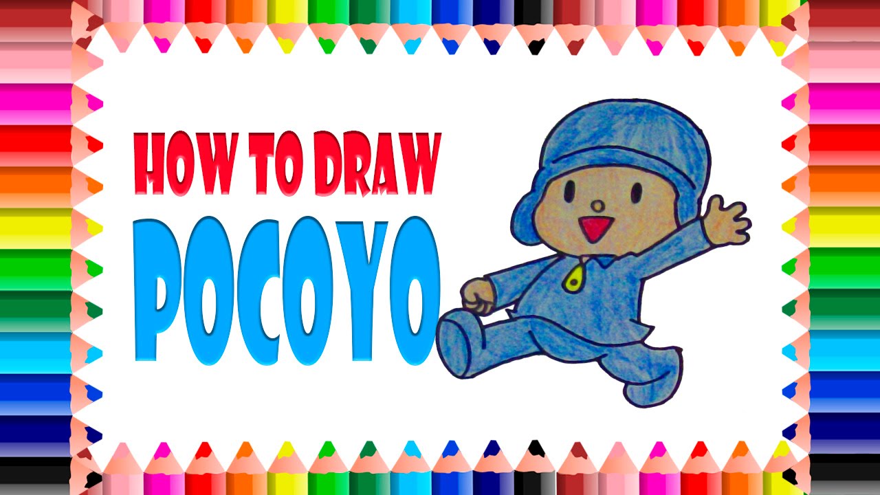 How to Draw Pocoyo | Pocoyo Episodies | Pocoyo Step by ...