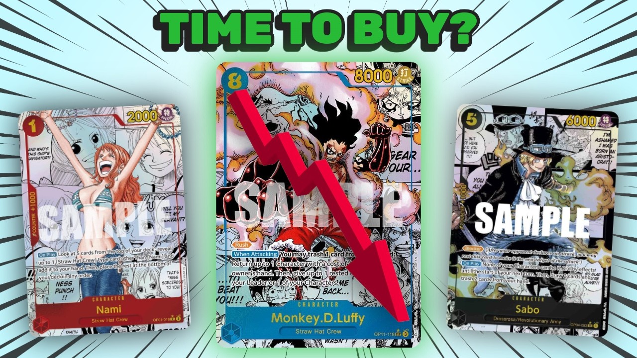 Manga Rare Prices Continue to Fall… Is THIS the Buying Opportunity? | One Piece TCG Market Watch