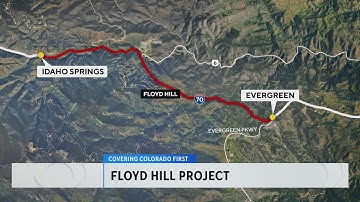 Rock scaling work ahead of the Floyd Hill Project will cause traffic delays on I-70