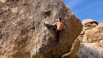 Pumping Monzonite - Joshua tree Bouldering