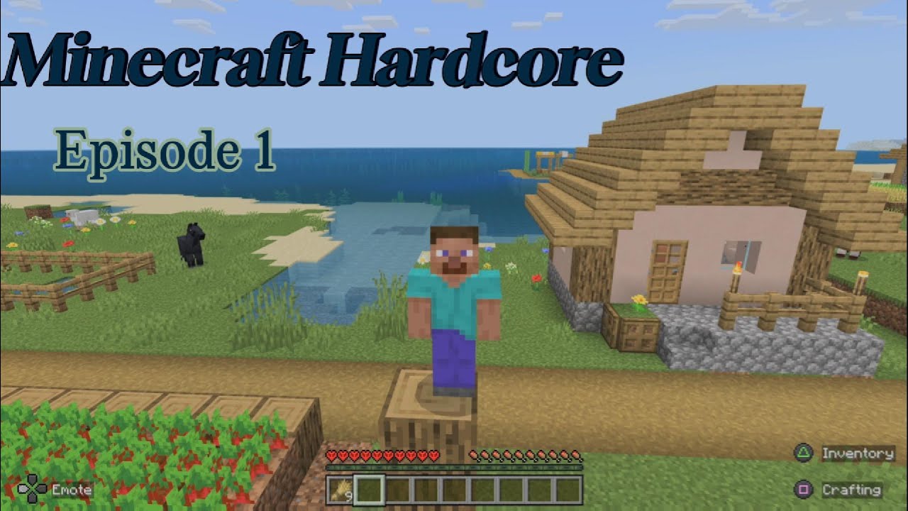 I started my Minecraft Hardcore world - YouTube