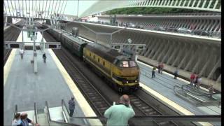 DIESEL LOCOMOTIVE VISITS LIEGE GUILLEMINS