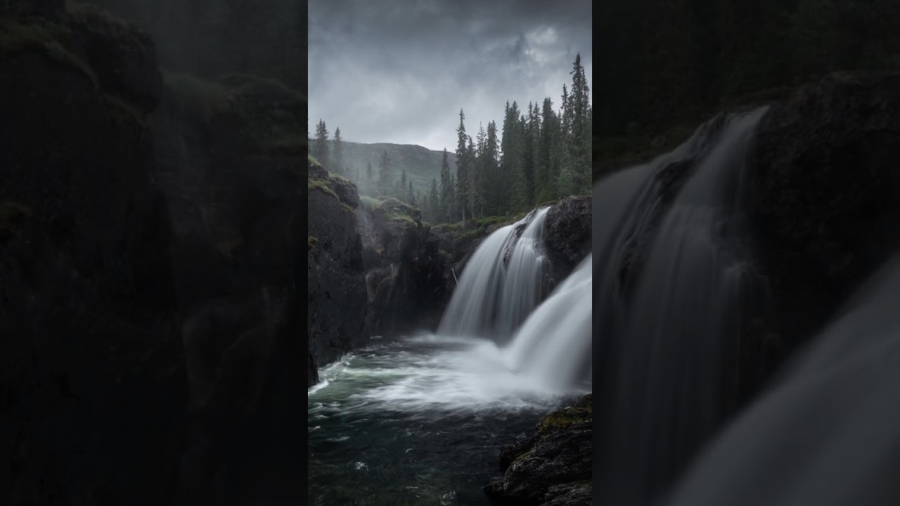 Rjukande Waterfall In Norway