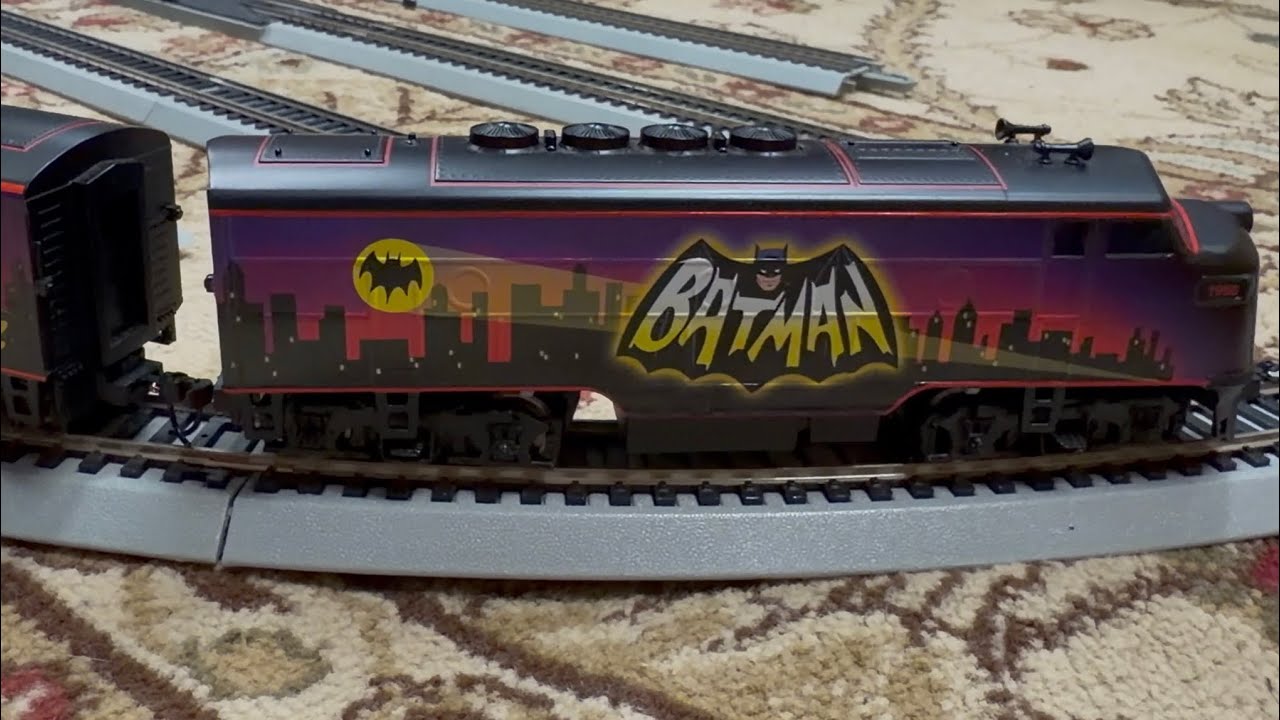 Running Classic TV Series Batman Train on the floor - HO Scale ...