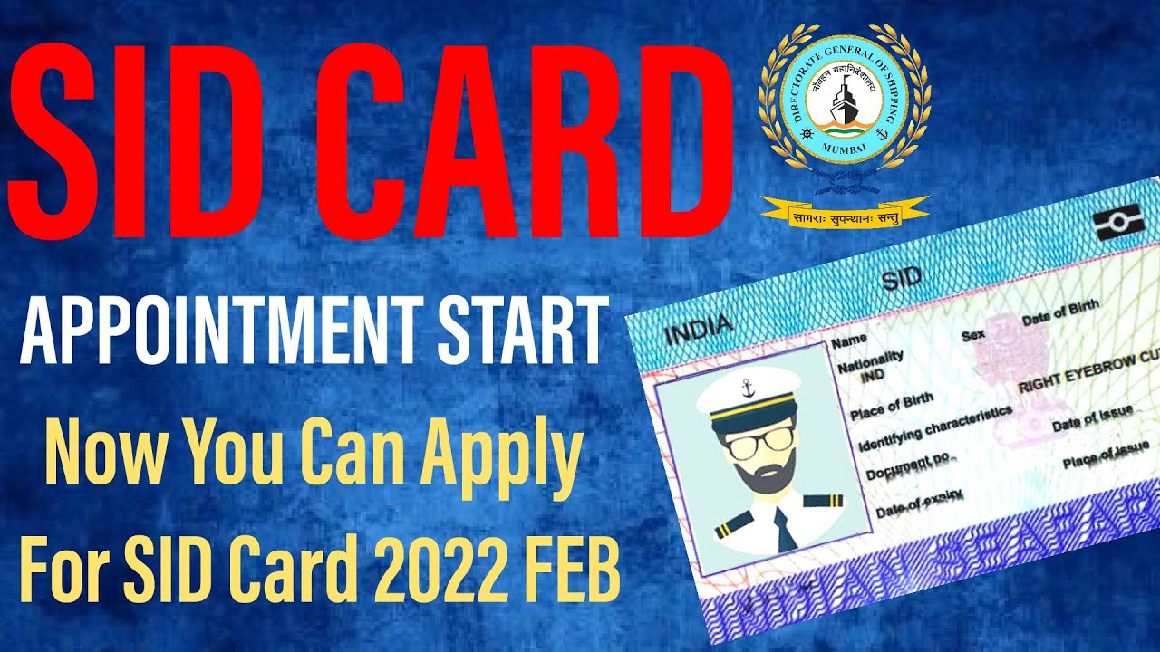 apply sid card 2022 new rule  how to make payment for sid card 