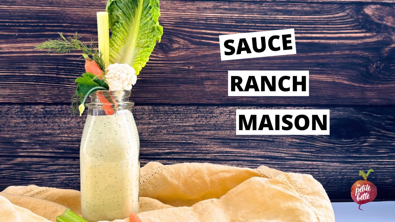 SAUCE RANCH MAISON au jalapeno (vinaigrette) En 2 minutes YouTube