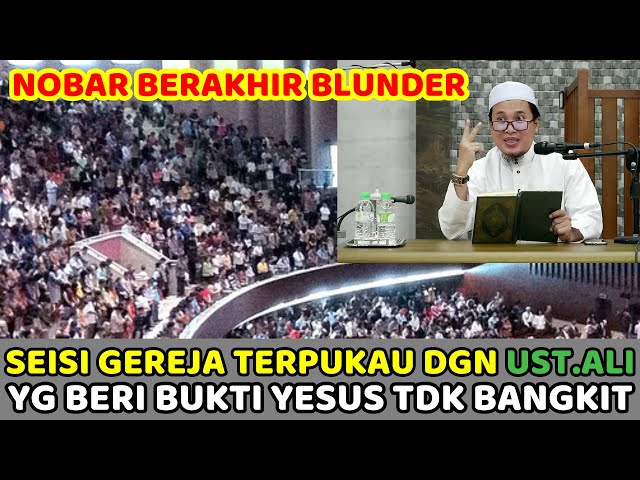 Nobar diGereja Berakhir Blunder..Seisi Gereja Malah Terpukau Dengan Pernyataan Ust. Manechem Ali class=