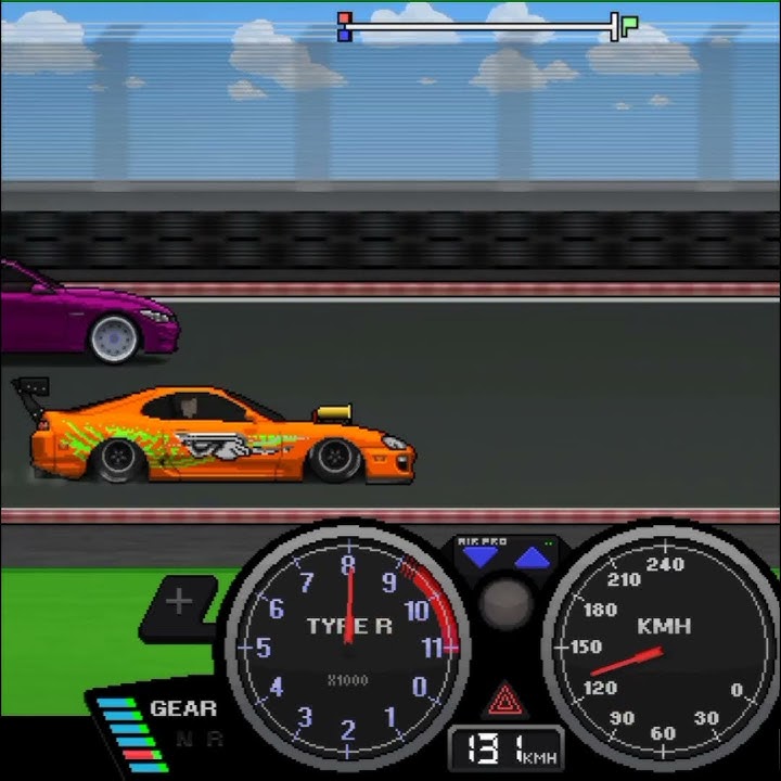 Supraaaa | Max five pro | pixal car racer #carracing #supra #pixelcarracer